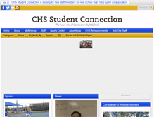 Tablet Screenshot of chsstudentconnection.com